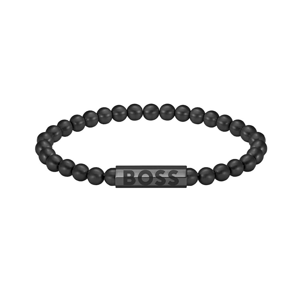 Μια πανέμορφη δημιουργία του οίκου Hugo Boss. Πρόκειται για ένα ανδρικό βραχιόλι από ανοξείδωτο ατσάλι και με το ομώνυμο λογότυπο του οίκου Hugo Boss. Όλα τα υλικά είναι υποαλλεργικά & δεν μαυρίζουν. Συνοδεύεται από αυθεντική συσκευασία Hugo Boss.