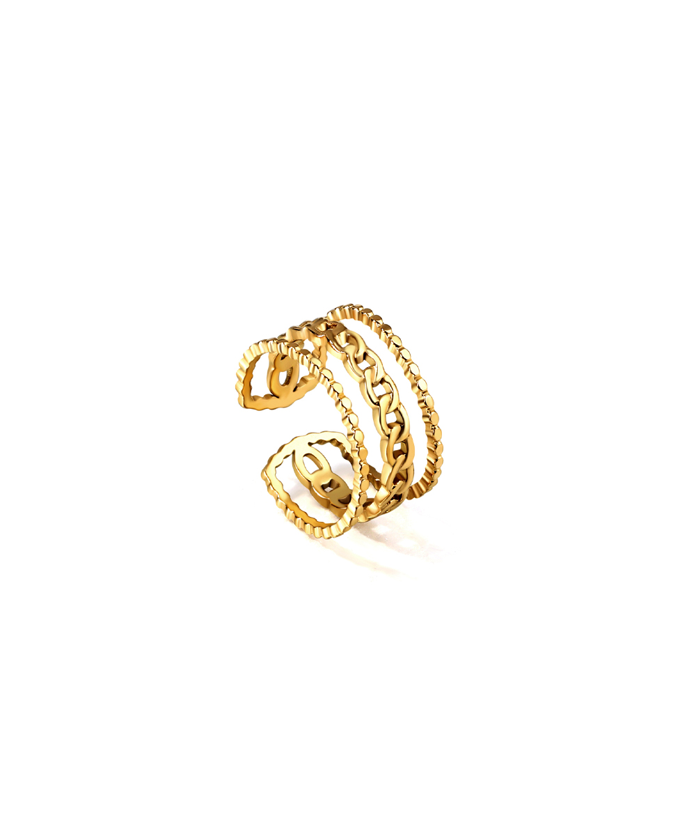 Αναδείξτε το στυλ σας με αυτό το μοντέρνο χρυσό δαχτυλίδι