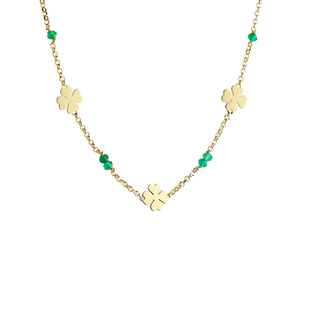 Vogue necklace made of 925° silver with gold plating
